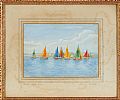 DINGHY RACE, BANGOR YACHT CLUB by T.H. Dunn at Ross's Online Art Auctions