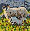 SPRING LAMBS by Ronald Keefer at Ross's Online Art Auctions