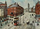 VICTORIA STREET, BELFAST 1906 by John Whyte at Ross's Online Art Auctions