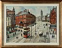 VICTORIA STREET, BELFAST 1906 by John Whyte at Ross's Online Art Auctions