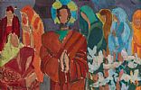RELIGIOUS PROCESSION by Evie Hone HRHA at Ross's Online Art Auctions