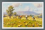 CUTTING HAY IN THE GLENS by Donal McNaughton at Ross's Online Art Auctions