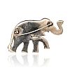 STERLING SILVER ENAMEL ELEPHANT BROOCH at Ross's Online Art Auctions