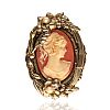 ANTIQUE CAMEO BROOCH at Ross's Online Art Auctions