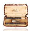 DUNHILL 9CT GOLD CIGARETTE HOLDER SET at Ross's Online Art Auctions