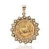 9CT GOLD MOUNTED 1994 KRUGERRAND PENDANT at Ross's Online Art Auctions
