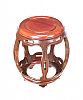 CHINESE CHERRY WOOD STOOL at Ross's Online Art Auctions