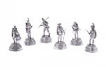SET OF CHAS C STADDEN PEWTER SOLDIERS at Ross's Online Art Auctions