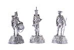 SET OF CHAS C STADDEN PEWTER SOLDIERS at Ross's Online Art Auctions