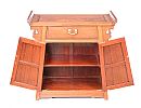 CHINESE HARDWOOD SIDE CABINET at Ross's Online Art Auctions