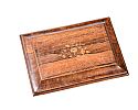WILLIAM IV INLAID ROSEWOOD JEWELLERY BOX at Ross's Online Art Auctions