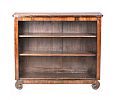WILLIAM IV ROSEWOOD OPEN BOOKCASE at Ross's Online Art Auctions