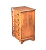 VINTAGE WALNUT SERPENTINE FRONT CHEST at Ross's Online Art Auctions