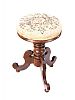 WILLIAM IV REVOLVING PIANO STOOL at Ross's Online Art Auctions