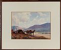 LOADING THE TURF CART, DONEGAL by Frank McKelvey RHA RUA at Ross's Online Art Auctions