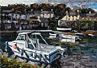 CHILLING IN THE QUIET HARBOUR, STRANGFORD by Paul Walls RUA at Ross's Online Art Auctions