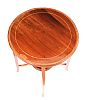 AN EDWARDIAN MAHOGANY & SATINWOOD BANDED CIRCULAR OCCASIONAL TABLE at Ross's Online Art Auctions