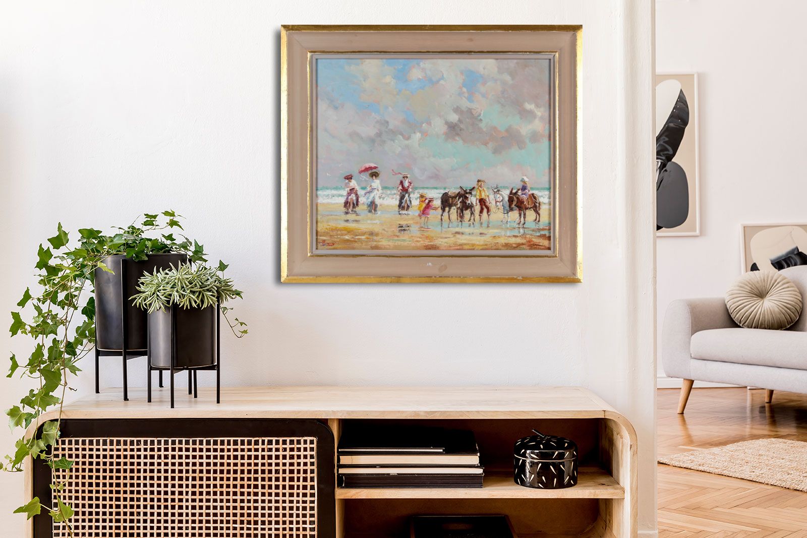 DONKEY RIDES by Roy Pettitt at Ross's Online Art Auctions