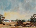 COUNTY DOWN FARM BUILDINGS by Elsie Bell at Ross's Online Art Auctions