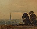 NORWICH FROM MOUSEHOLD HEATH by David A. Baxter at Ross's Online Art Auctions