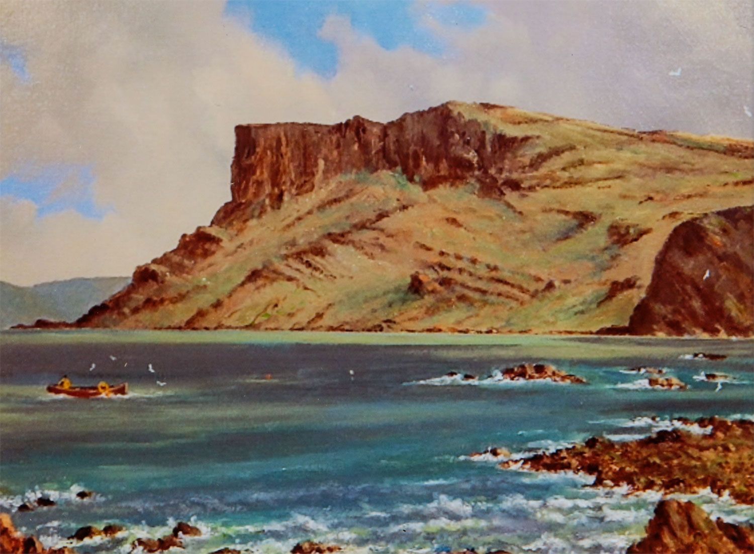 FAIRHEAD, CO.ANTRIM by David Overend at Ross's Online Art Auctions