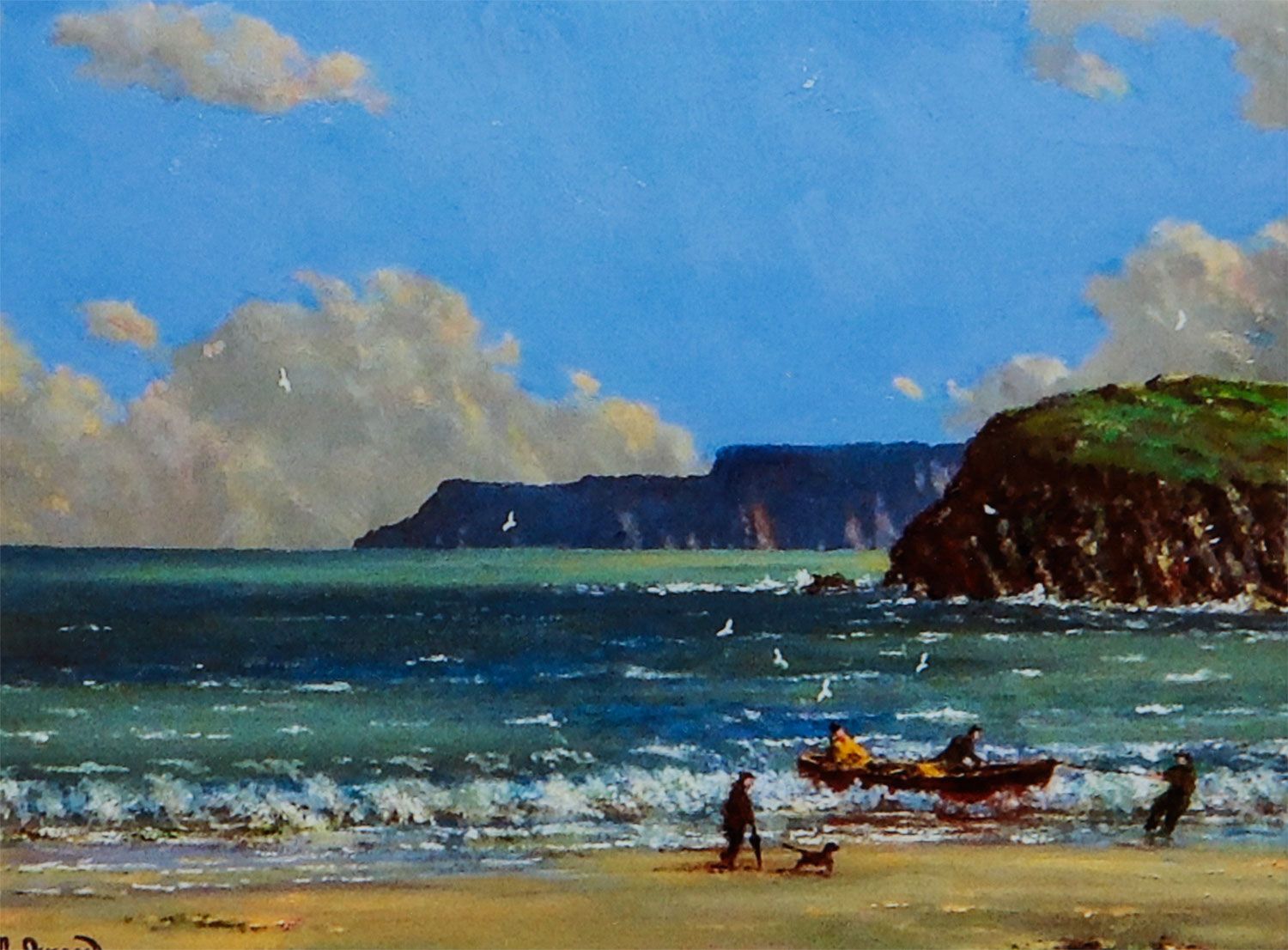 SLEA HEAD, CO.KERRY by David Overend at Ross's Online Art Auctions