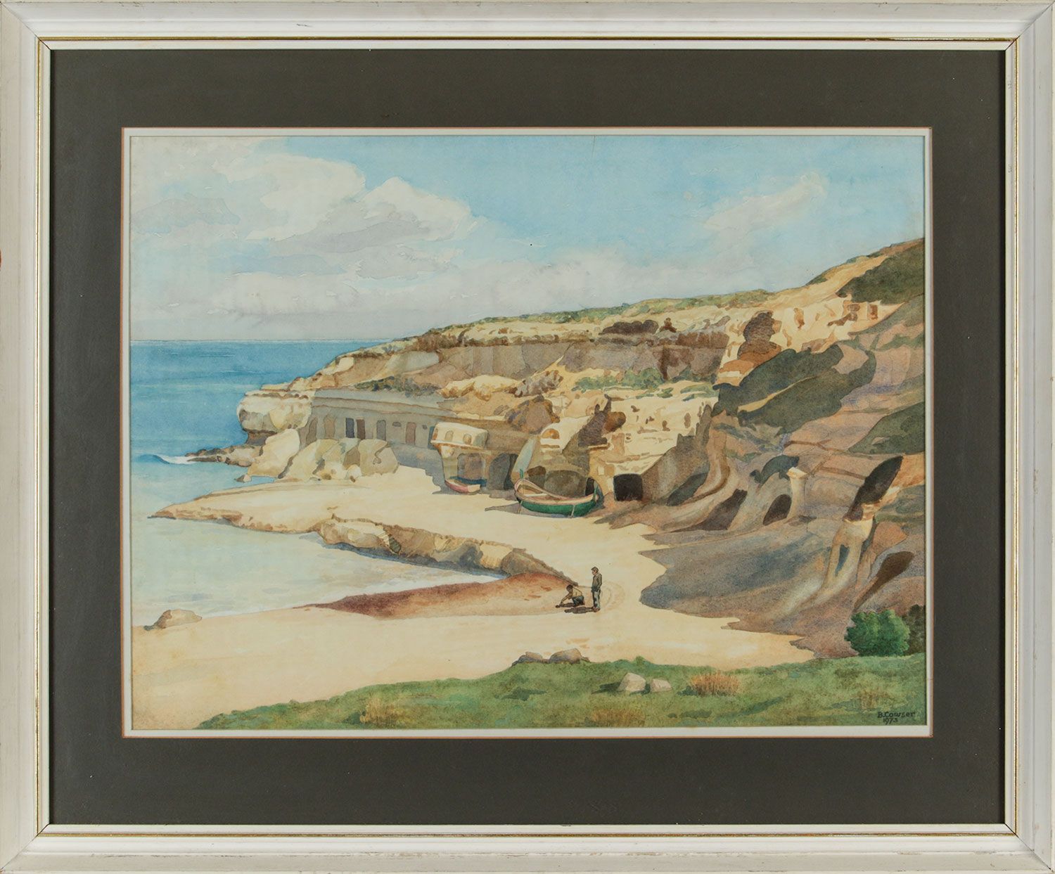 DAHLET , QORROT , GOZO, MALTA by B. Cowser at Ross's Online Art Auctions