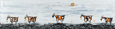 TRAVEL GOATS by Michael Smyth at Ross's Online Art Auctions