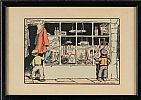 A SHOP IN SAILOR TOWN by Jack Butler Yeats RHA at Ross's Online Art Auctions