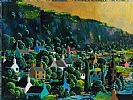 VILLAGE BY THE MOUNTAIN by George Callaghan at Ross's Online Art Auctions