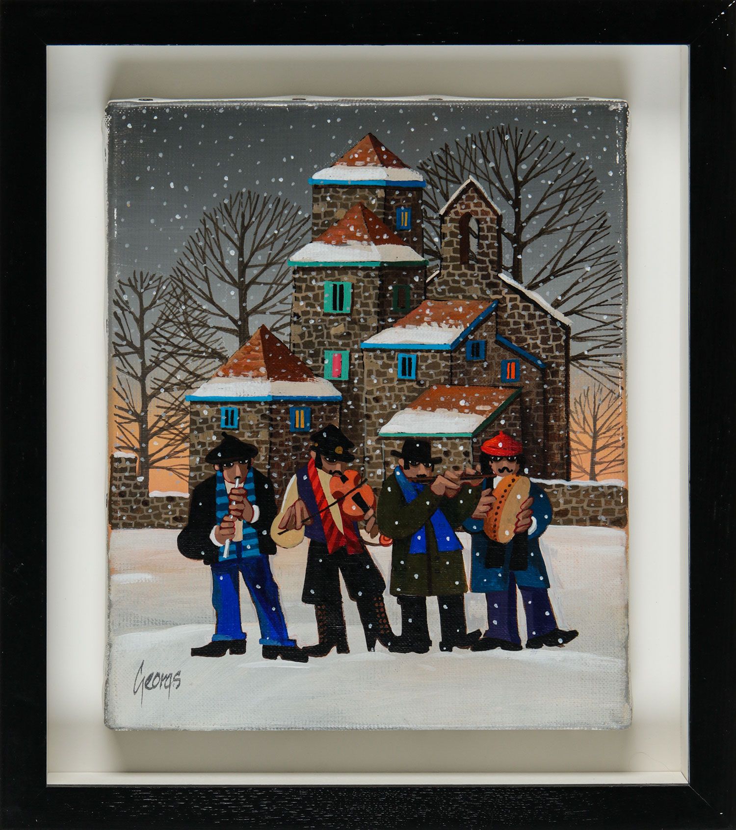 WINTER MUSIC by George Callaghan at Ross's Online Art Auctions