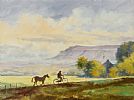 EARLY MORNING NEAR BINEVENAGH by Noel Shaw at Ross's Online Art Auctions