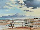 THE MOURNES FROM TYRELLA by Frank Fitzsimons at Ross's Online Art Auctions