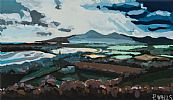 THE MOURNES FROM DUNDRUM by Paul Walls RUA at Ross's Online Art Auctions
