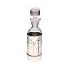 TOPPED GLASS SCENT BOTTLE & SILVER SLEEVE at Ross's Online Art Auctions