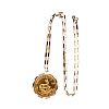 9CT GOLD MOUNTED 1974 KRUGERRAND PENDANT & CHAIN at Ross's Online Art Auctions