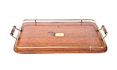 VICTORIAN OAK TRAY at Ross's Online Art Auctions