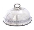 VICTORIAN SILVER PLATED MEAT DISH COVER at Ross's Online Art Auctions
