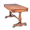 WILLIAM IV ROSEWOOD LIBRARY TABLE at Ross's Online Art Auctions
