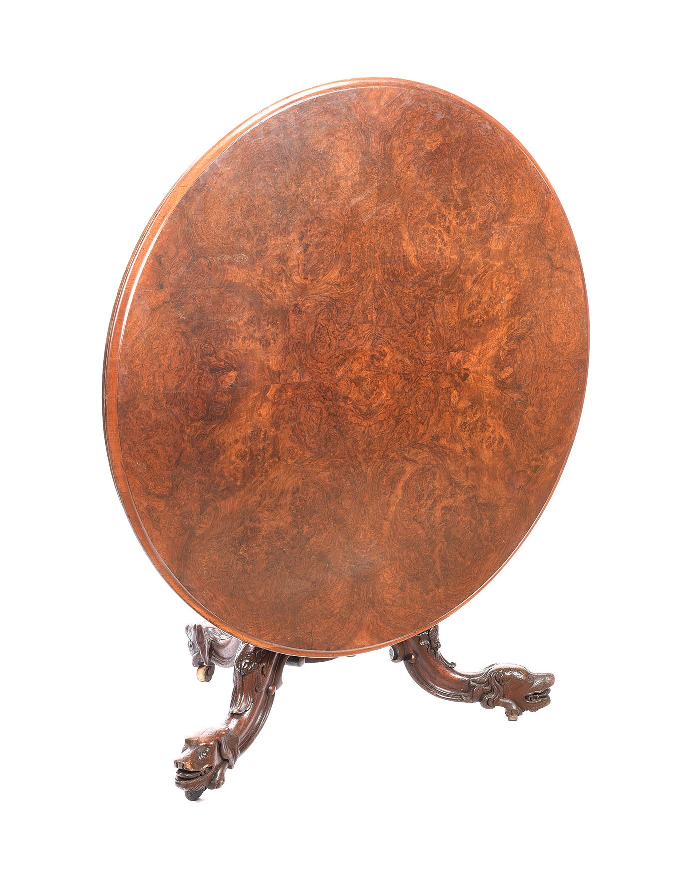 FINE VICTORIAN WALNUT CENTRE TABLE at Ross's Online Art Auctions