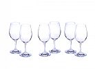 BOXED SET OF SIX RIEDEL WINE GLASSES at Ross's Online Art Auctions