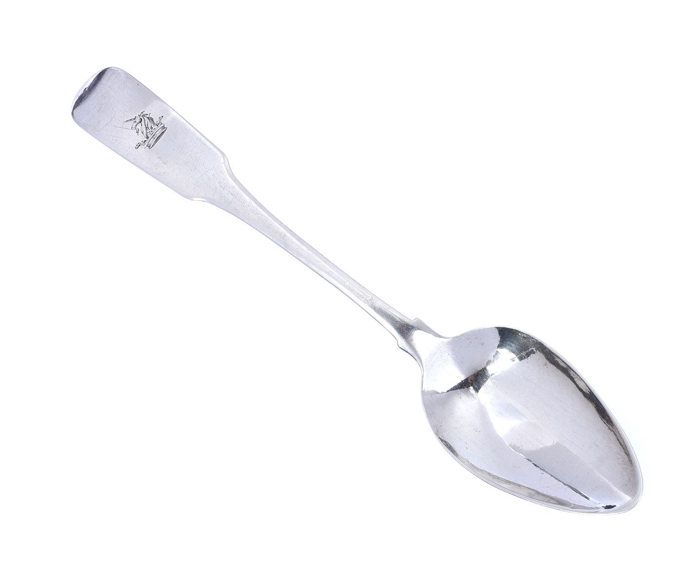 SET OF SIX IRISH SILVER GRAPEFRUIT SPOONS at Ross's Online Art Auctions
