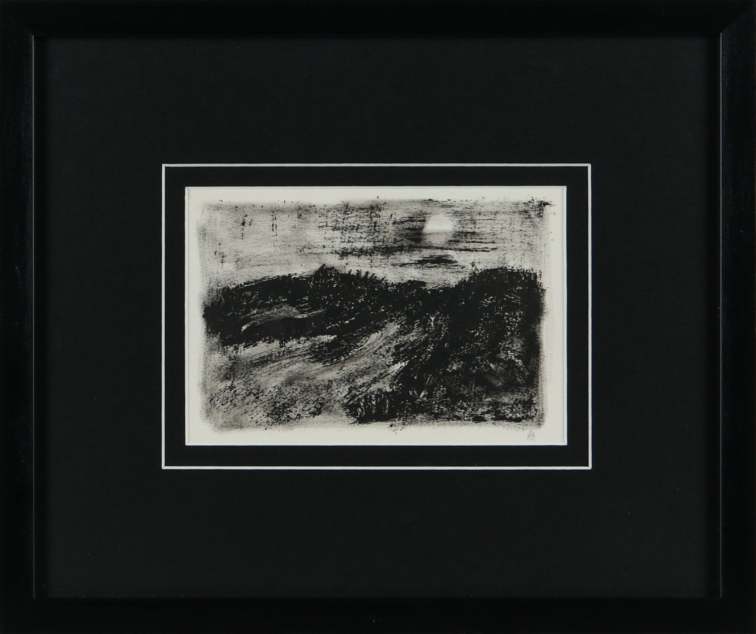 MOONLIT LANDSCAPE by Colin Middleton RHA RUA at Ross's Online Art Auctions