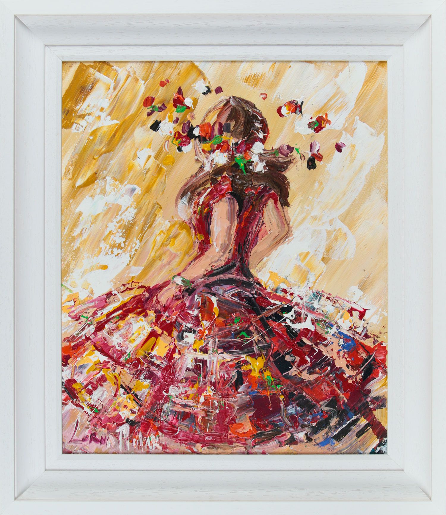DANCER IN RED by Lorna Millar at Ross's Online Art Auctions
