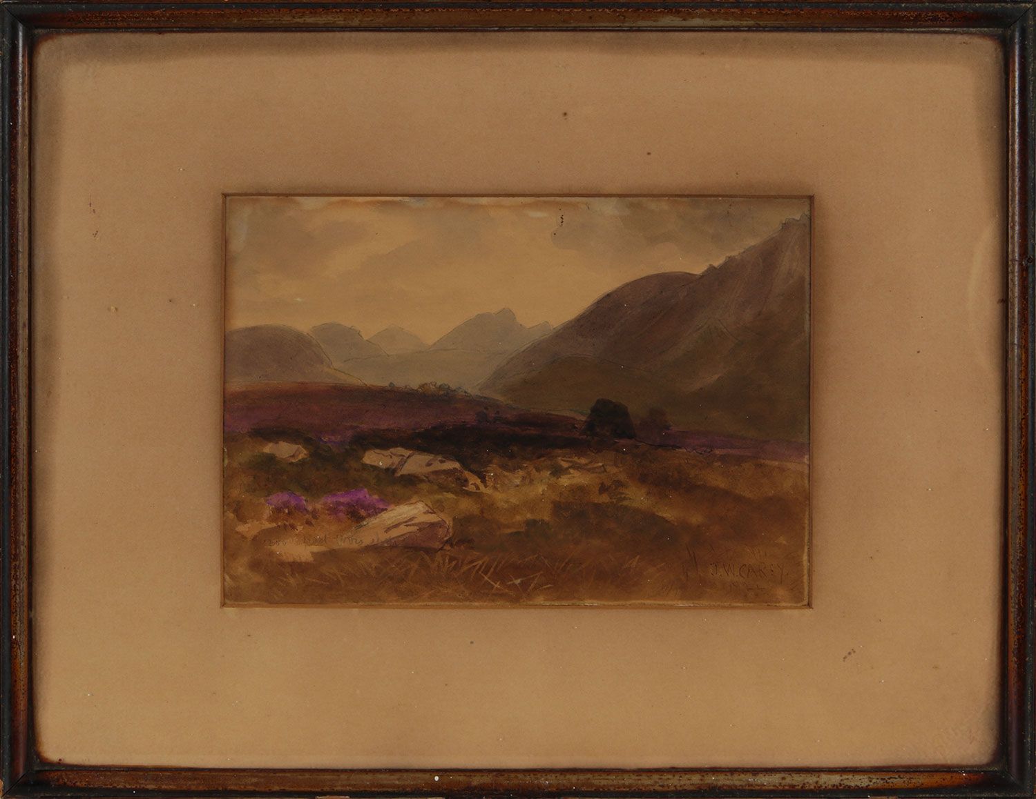 TURF STACKS AND HEATHER by Joseph William  Carey RUA at Ross's Online Art Auctions
