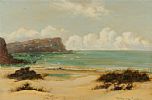 FORESHORE AND SEAGULLS by William B. Langley at Ross's Online Art Auctions