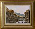 RIVER SHIMNA, NEWCASTLE, COUNTY DOWN by David Overend at Ross's Online Art Auctions