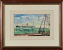 THE ULSTER PRINCE FERRY by Doris Rainey at Ross's Online Art Auctions