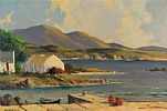 SUFFRANE HARBOUR, CONNEMARA, COUNTY GALWAY by George K. Gillespie at Ross's Online Art Auctions