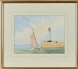 DONAGHADEE by Rodger J. Sloan at Ross's Online Art Auctions